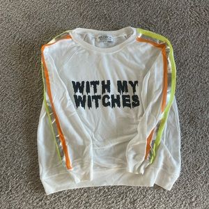 With my witches wildfox Halloween sweater